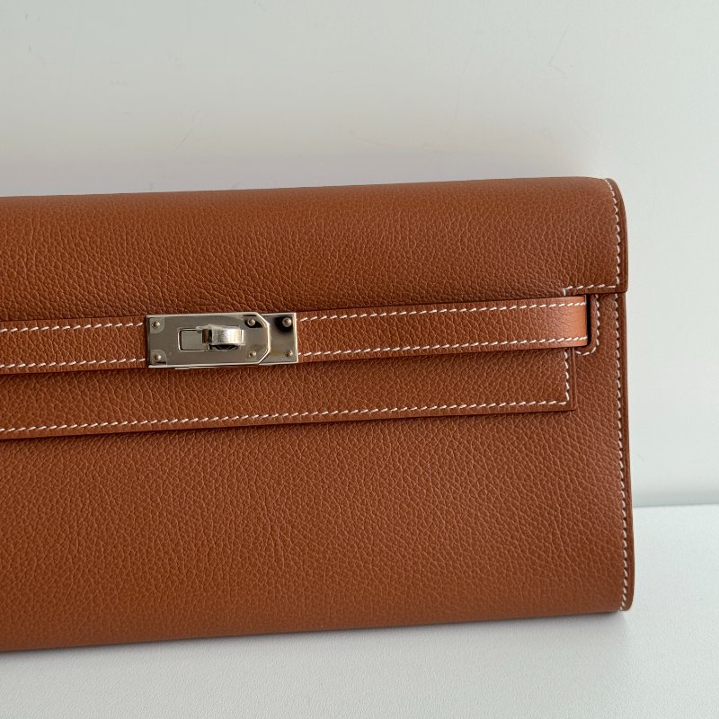 99新🆕 Hermès 愛馬仕 Kelly To Go 金棕銀釦-8