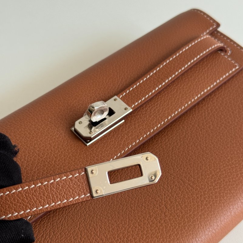99新🆕 Hermès 愛馬仕 Kelly To Go 金棕銀釦-10