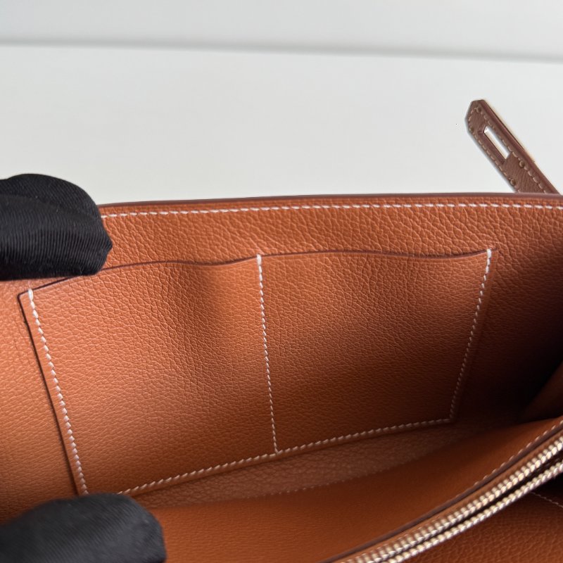 99新🆕 Hermès 愛馬仕 Kelly To Go 金棕銀釦-16