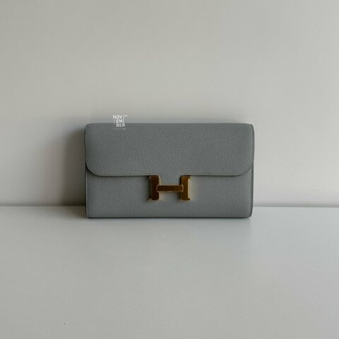 閒置新🫰🏻 Hermès 愛馬仕 Constance To Go 木偶灰金釦