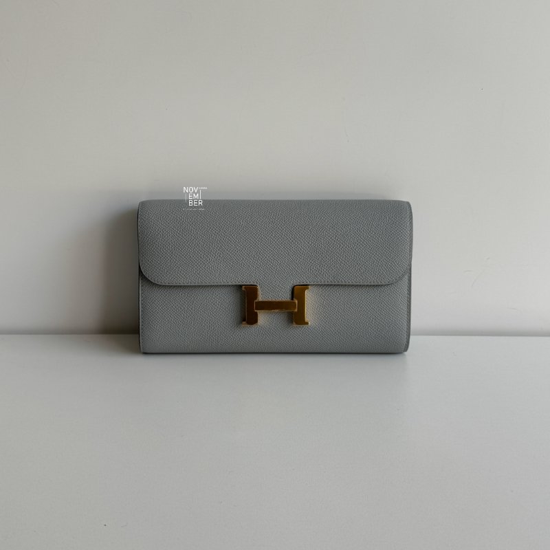 閒置新🫰🏻 Hermès 愛馬仕 Constance To Go 木偶灰金釦-0