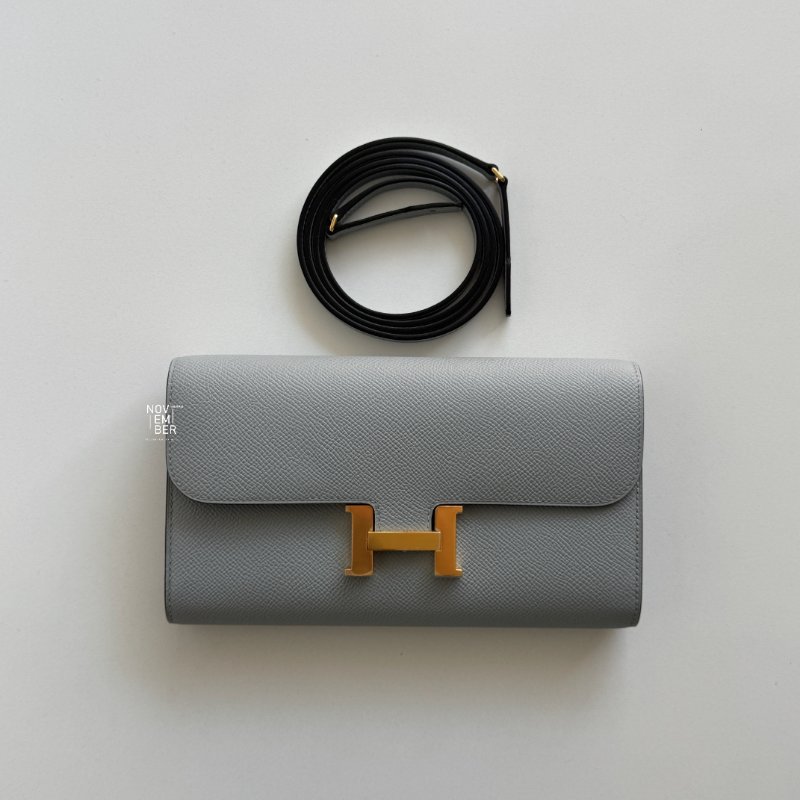 閒置新🫰🏻 Hermès 愛馬仕 Constance To Go 木偶灰金釦-1