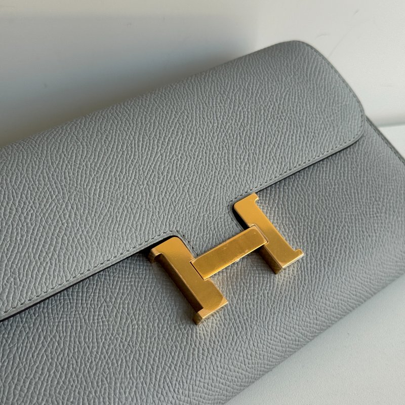 閒置新🫰🏻 Hermès 愛馬仕 Constance To Go 木偶灰金釦-16