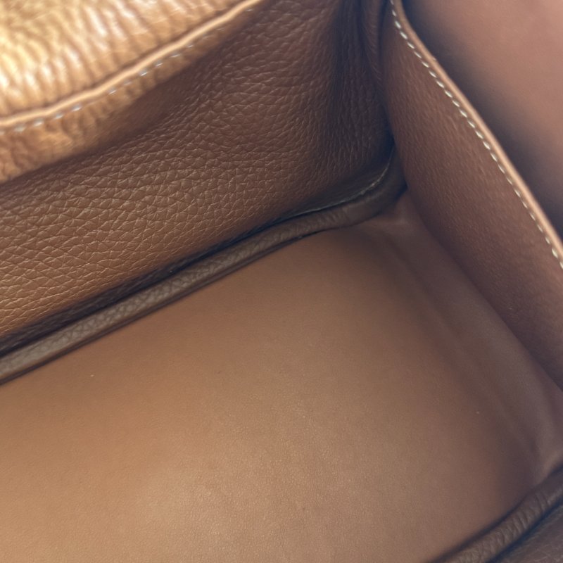 98新🤎 Hermès 愛馬仕 Lindy 26 金棕銀釦-11