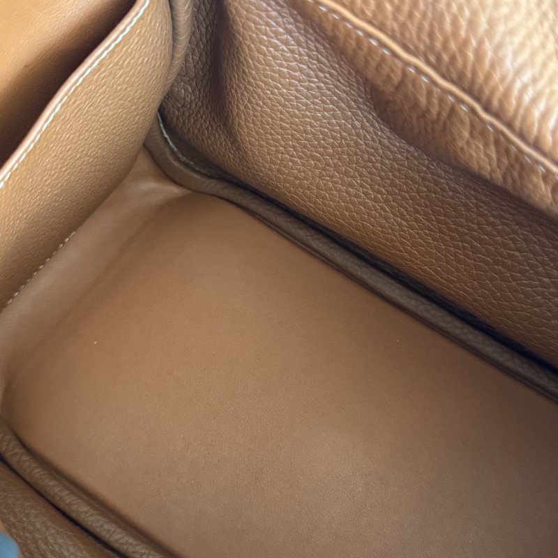 98新🤎 Hermès 愛馬仕 Lindy 26 金棕銀釦-12