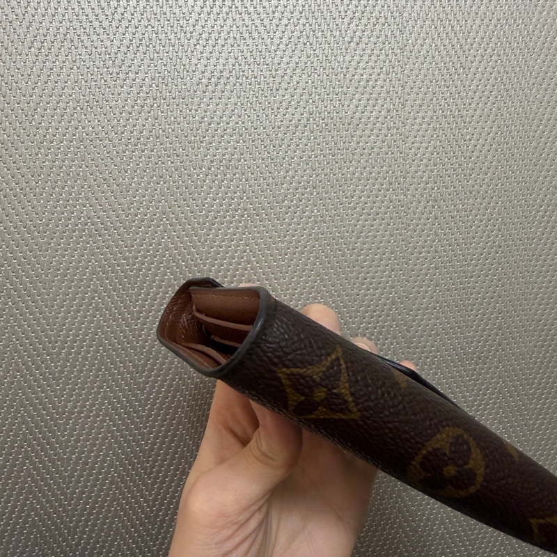 LV 原花內咖啡三折Victorine短夾M62472-7