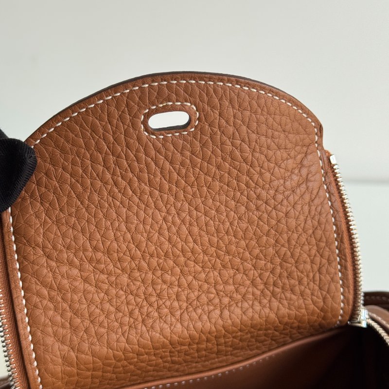 99新🆕 Hermès 愛馬仕 Mini Lindy 金棕銀釦二代-15