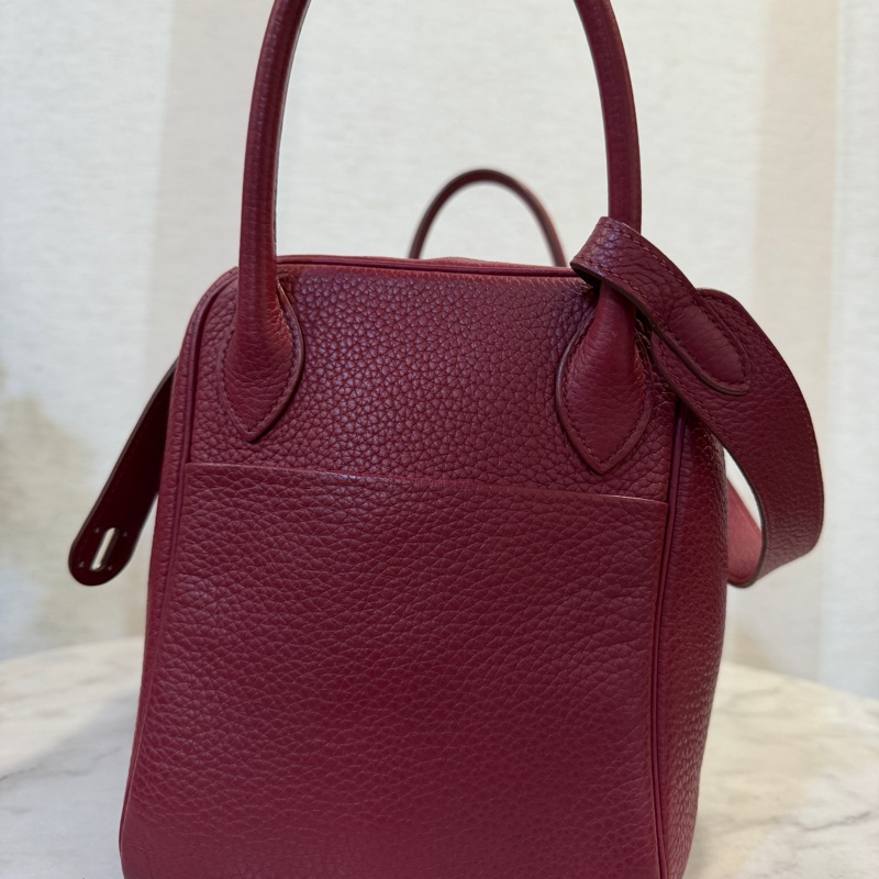 Hermes B5寶石紅TC皮銀釦Lindy 30-6