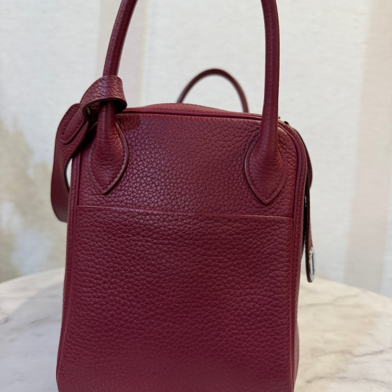 Hermes B5寶石紅TC皮銀釦Lindy 30-7