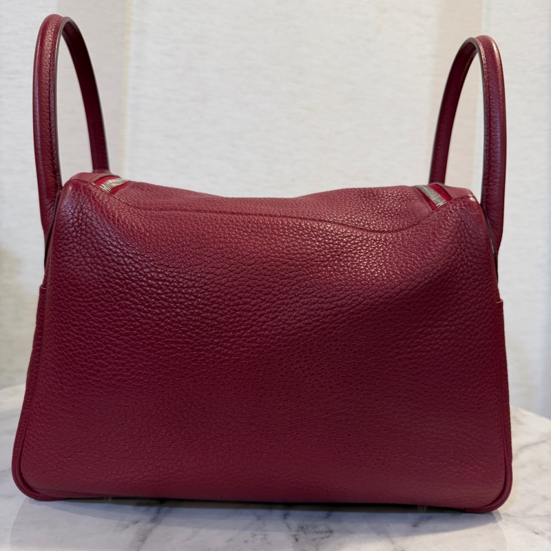 Hermes B5寶石紅TC皮銀釦Lindy 30-8