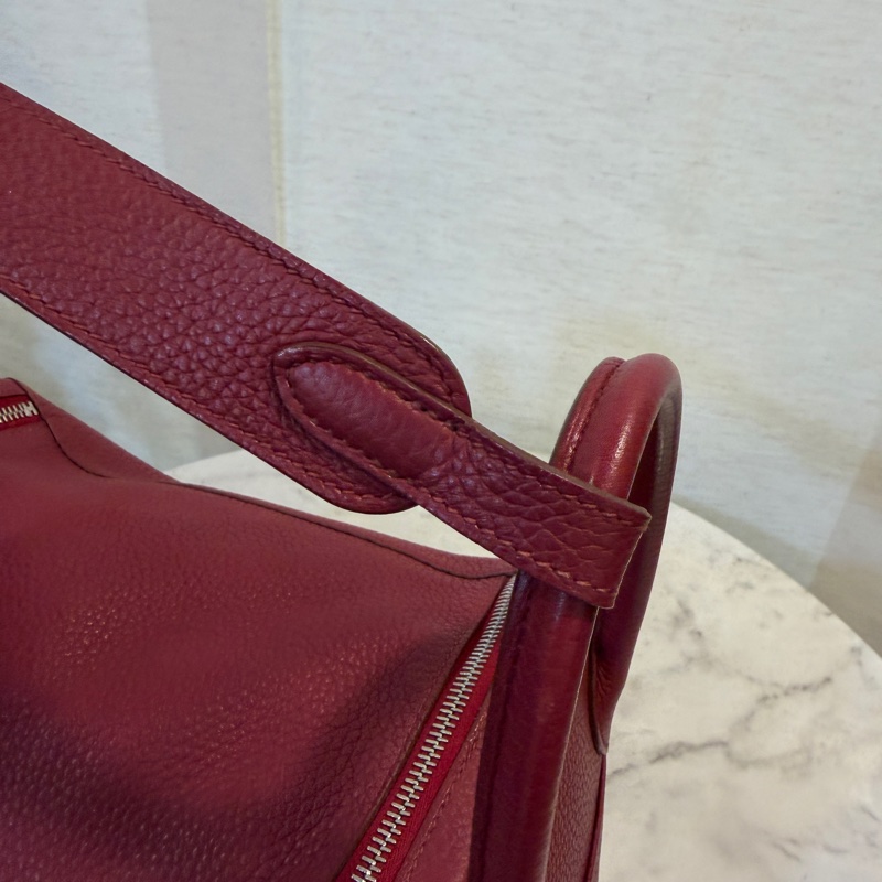 Hermes B5寶石紅TC皮銀釦Lindy 30-9