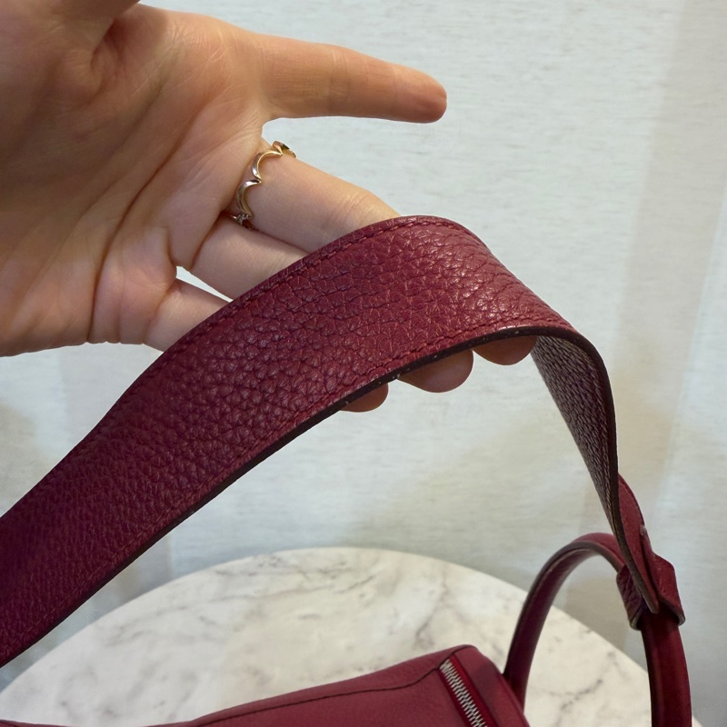 Hermes B5寶石紅TC皮銀釦Lindy 30-10