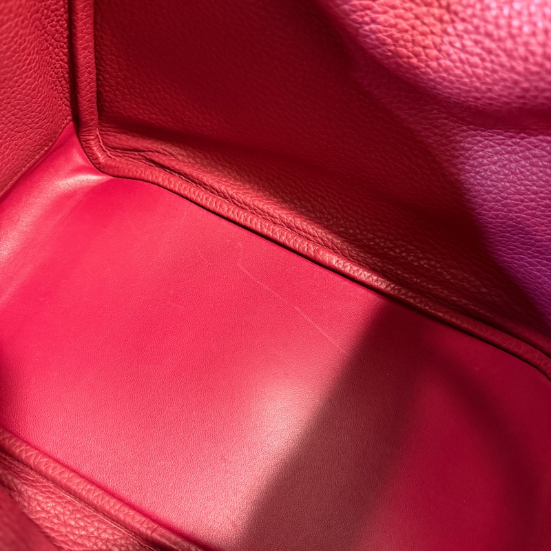 Hermes B5寶石紅TC皮銀釦Lindy 30-15