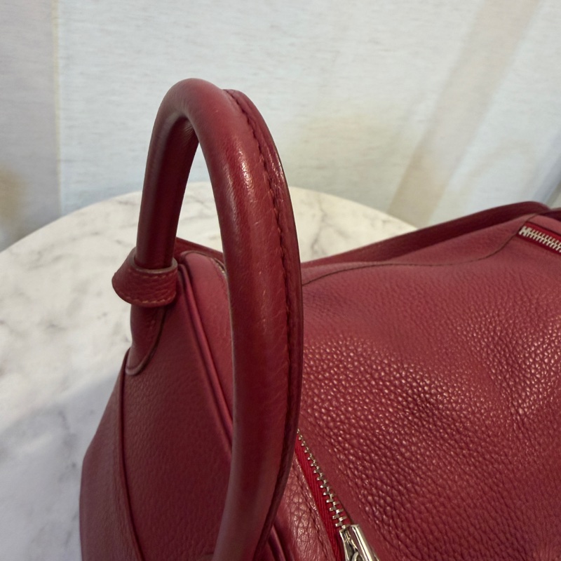 Hermes B5寶石紅TC皮銀釦Lindy 30-20