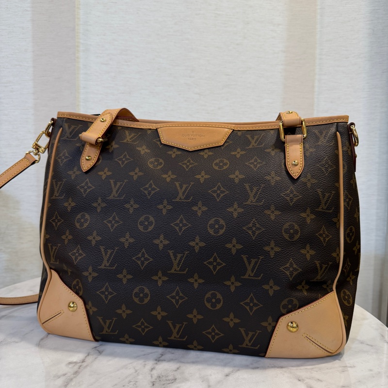 LV 原花金釦Estrela MM手提斜背包M41232-0