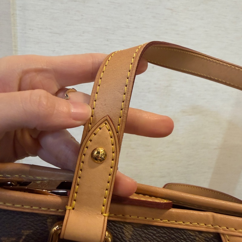 LV 原花金釦Estrela MM手提斜背包M41232-3