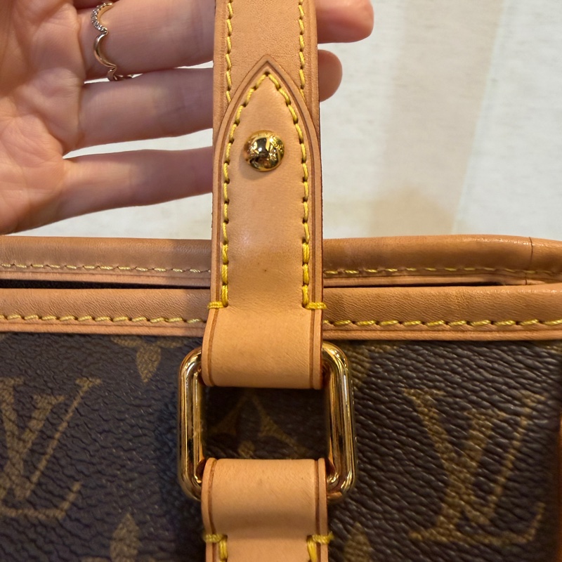 LV 原花金釦Estrela MM手提斜背包M41232-5