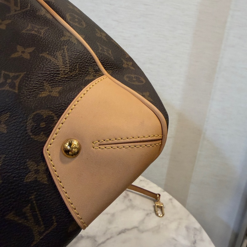 LV 原花金釦Estrela MM手提斜背包M41232-6