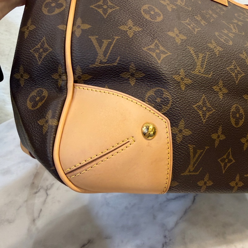 LV 原花金釦Estrela MM手提斜背包M41232-7