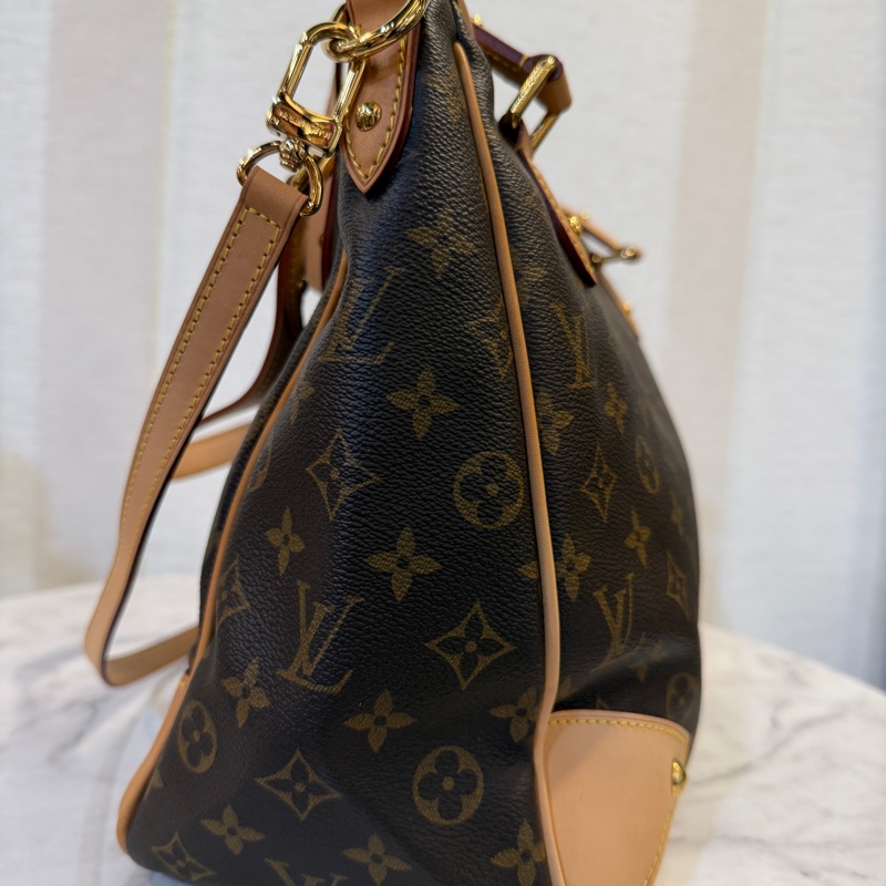 LV 原花金釦Estrela MM手提斜背包M41232-8