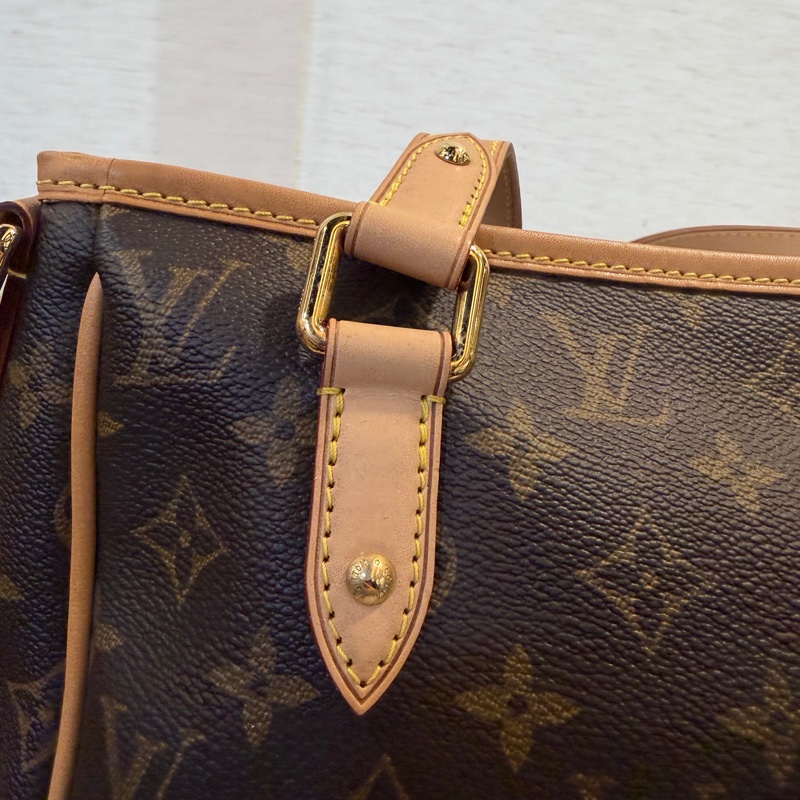 LV 原花金釦Estrela MM手提斜背包M41232-12