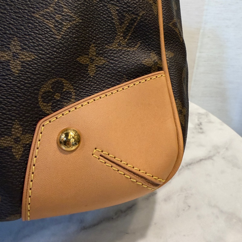 LV 原花金釦Estrela MM手提斜背包M41232-15