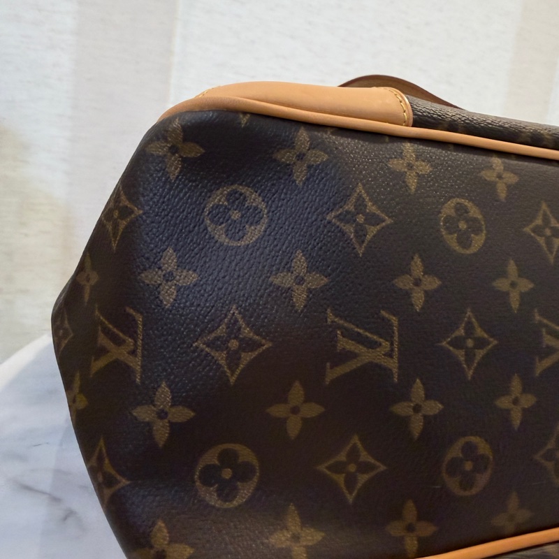 LV 原花金釦Estrela MM手提斜背包M41232-17