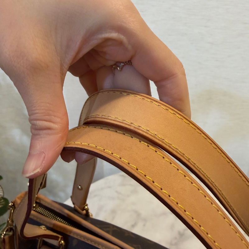 LV 原花金釦Estrela MM手提斜背包M41232-21