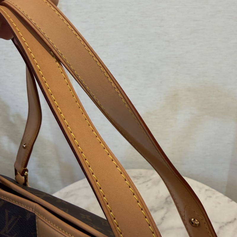 LV 原花金釦Estrela MM手提斜背包M41232-22