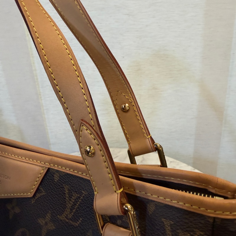 LV 原花金釦Estrela MM手提斜背包M41232-23