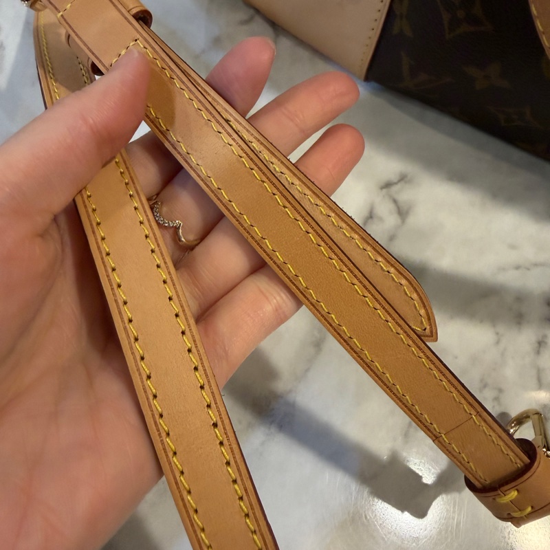 LV 原花金釦Estrela MM手提斜背包M41232-35