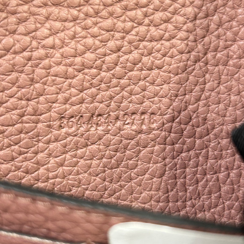 Gucci Jackie 藕色賈姬扁夾手拿包-18