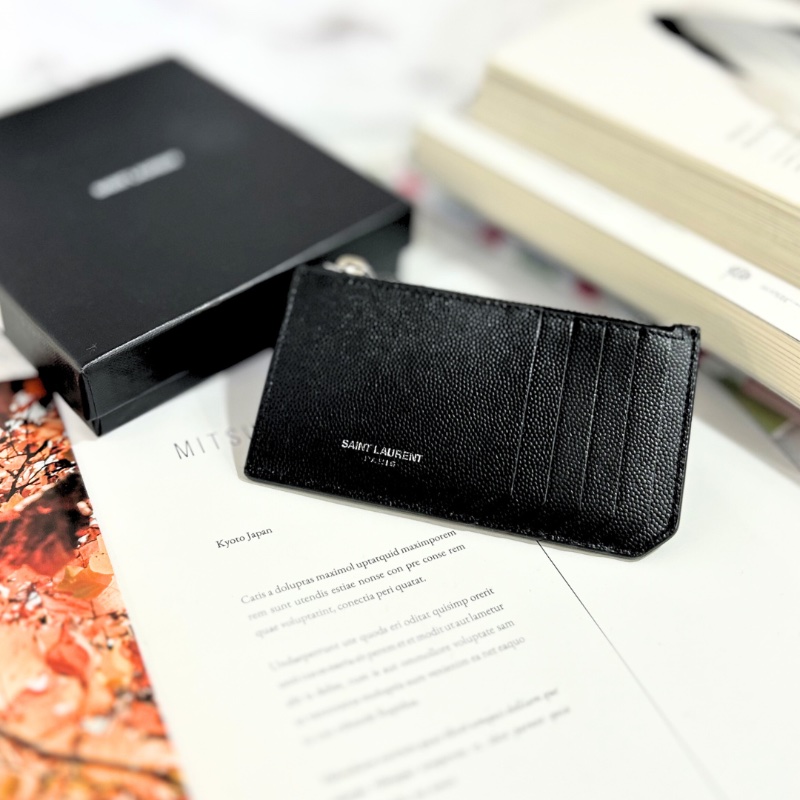 YSL Fragment 拉鍊卡包-0