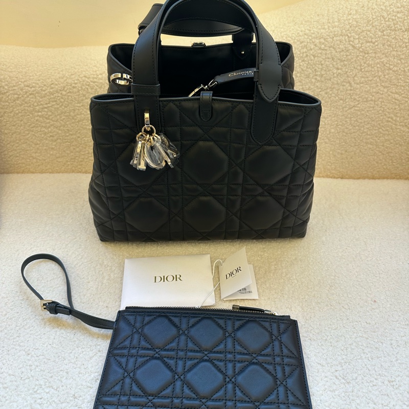 Dior 迪奧 Toujours 土著包 黑色羊皮 中號 全新正品,專櫃購入,25年編碼-3
