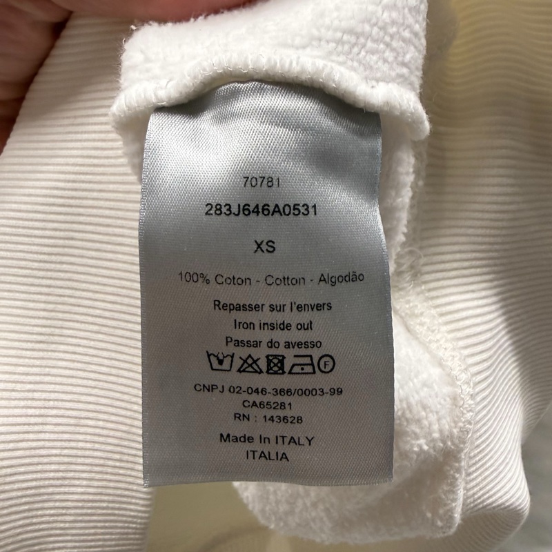 Dior x CACTUS JACK 全新 XS 100%棉長袖上衣-6