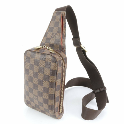 路易威登 Damier Geronimos N51994 男士皮革兩用斜背包/腰包