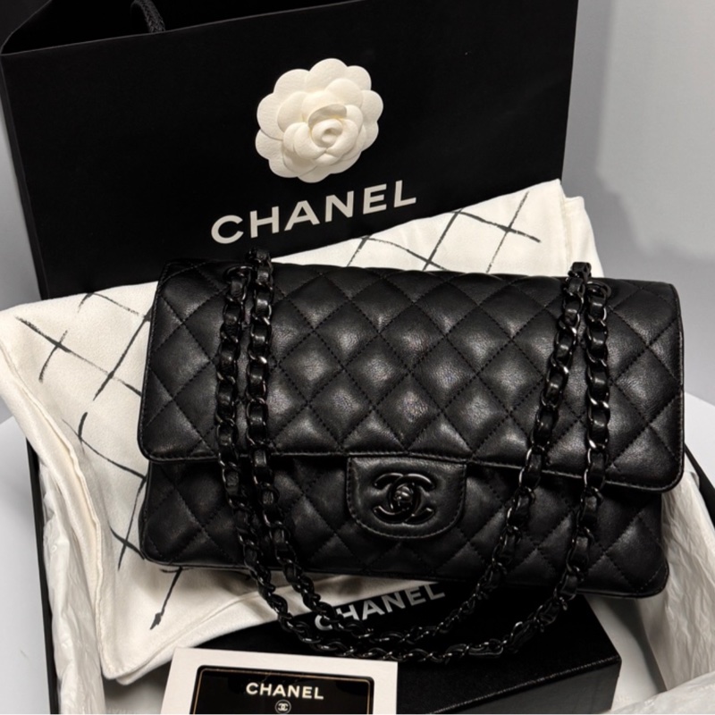 (客訂分兩筆下單) Chanel CF25 “So Black” 全黑-0