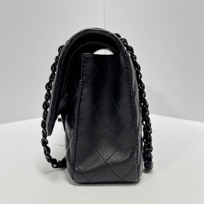 (客訂分兩筆下單) Chanel CF25 “So Black” 全黑-5
