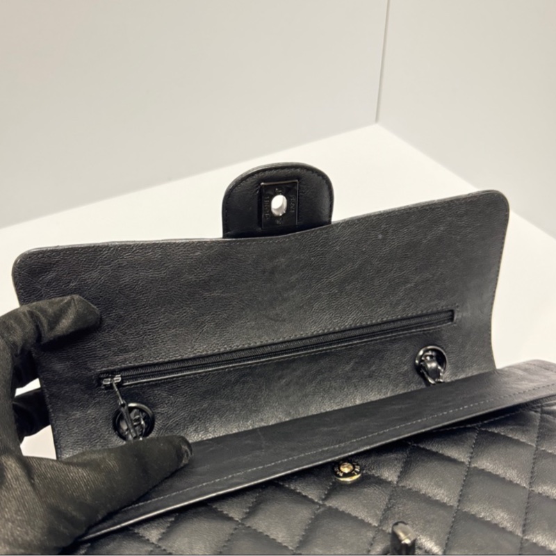 (客訂分兩筆下單) Chanel CF25 “So Black” 全黑-7