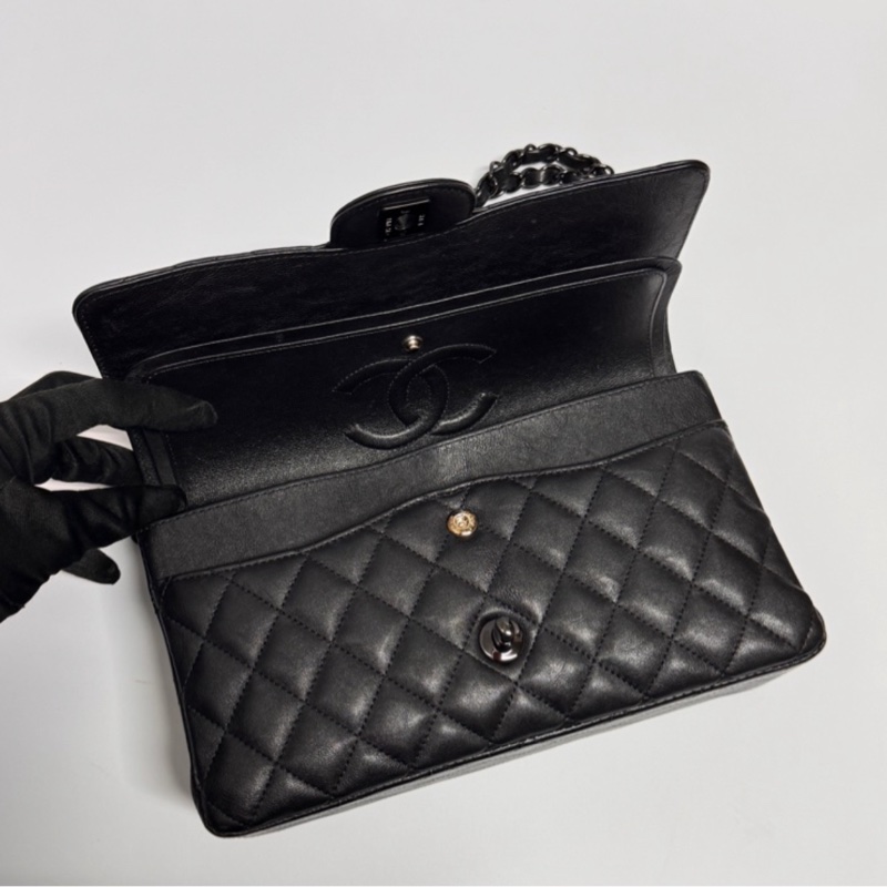 (客訂分兩筆下單) Chanel CF25 “So Black” 全黑-8