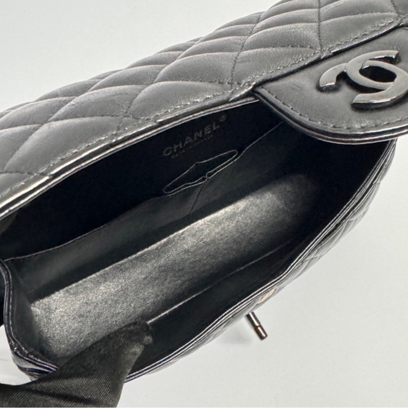 (客訂分兩筆下單) Chanel CF25 “So Black” 全黑-9