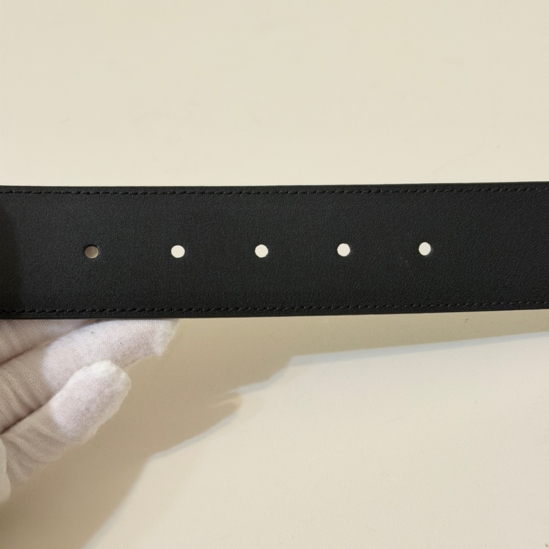 914intheair精品代購『全新閒置』Gucci古馳仿舊金屬扣環小牛皮腰帶/皮帶(黑573325-DJ20T-1000)-16