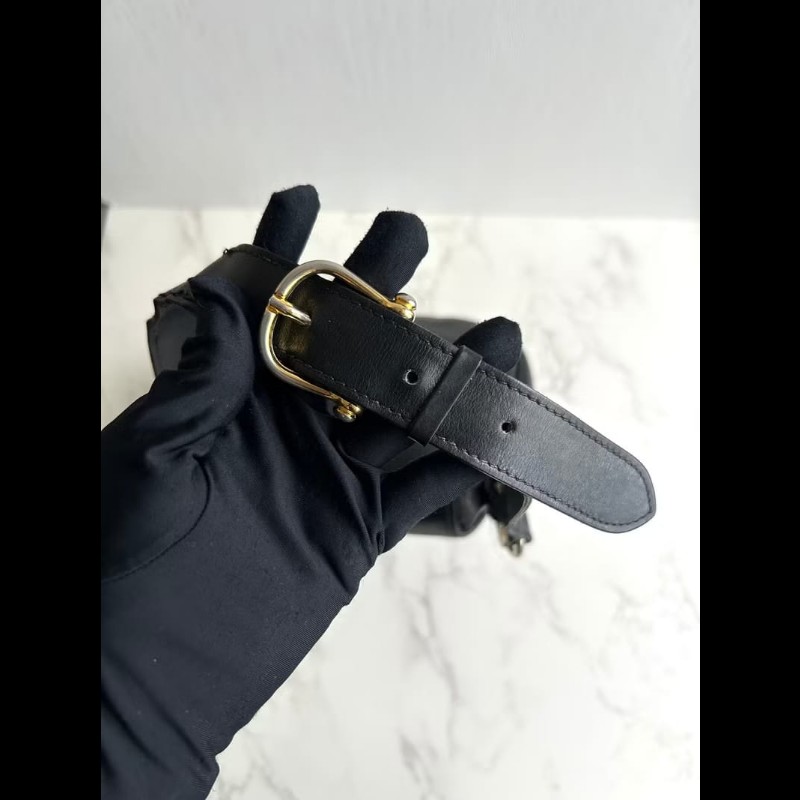 【LA LUNE】絕版中古包 Celine黑金馬車元寶包 單肩包 側背包 古董包 側孭包-3