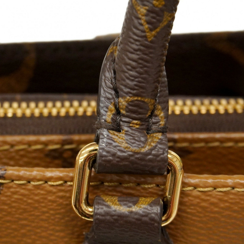 路易威登 Monogram Reverse On-the-Go 手提包，EW M46653，棕色，女士兩用包-8