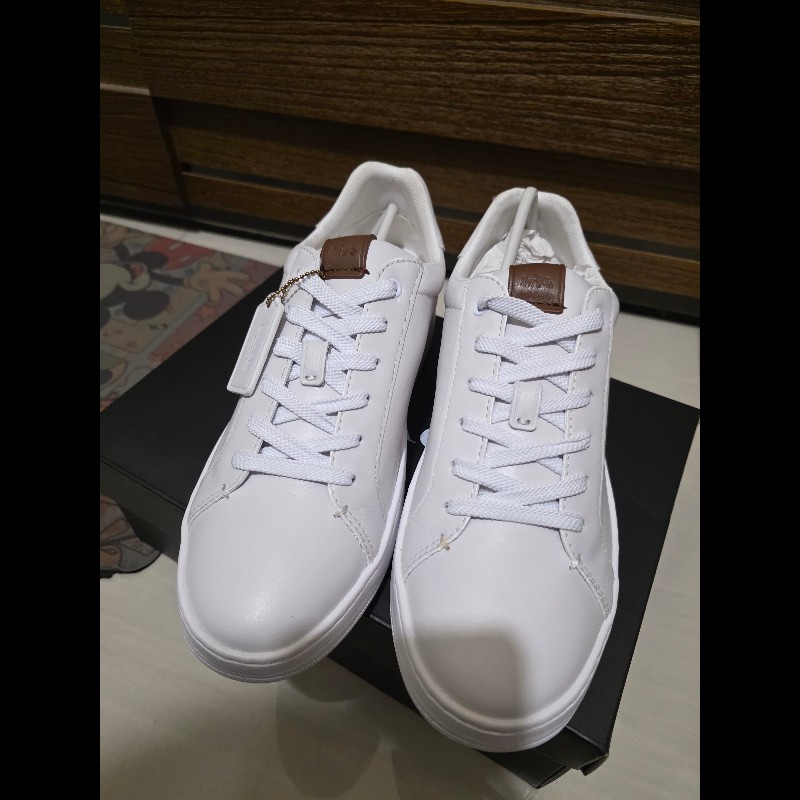 Coach 女鞋 休閒鞋 超美皮革配色 小白鞋-6