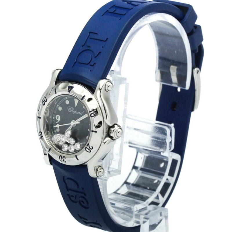 蕭邦 Happy Sport 鑽石精鋼腕錶 27/8923 拋光款-1