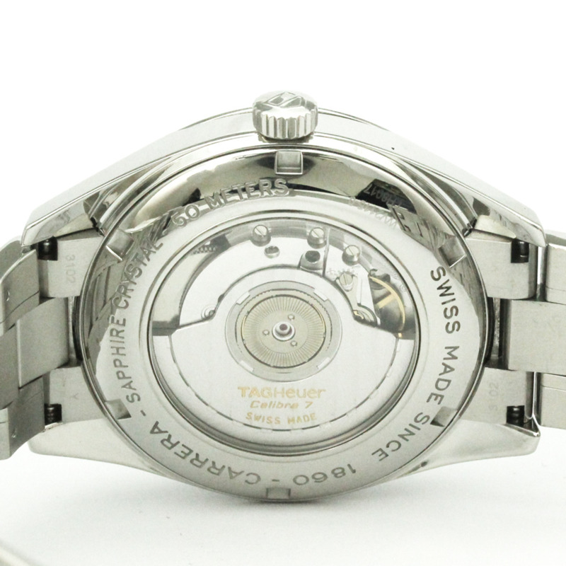 TAG HEUER 豪雅卡萊拉雙時區精鋼自動男腕錶 WV2115 拋光款-5