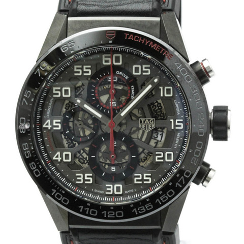 TAG HEUER 豪雅卡萊拉系列 Heuer 01 計時碼錶陶瓷精鋼男錶 CAR2A1H