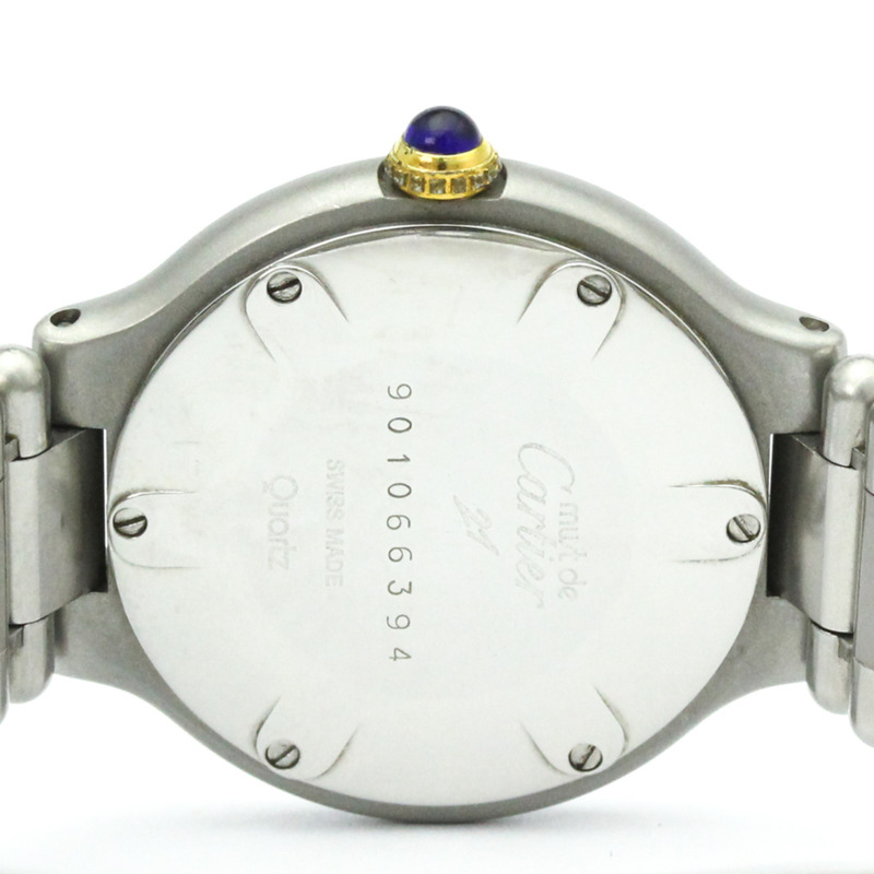 卡地亞 Must 21 鍍金精鋼石英女士腕錶 W10051F4-5