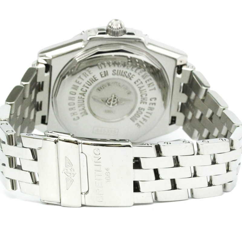 百年靈逆風系列不鏽鋼自動男士腕錶 A45355-4